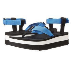Teva French Blue Flatform Sandal Tevas